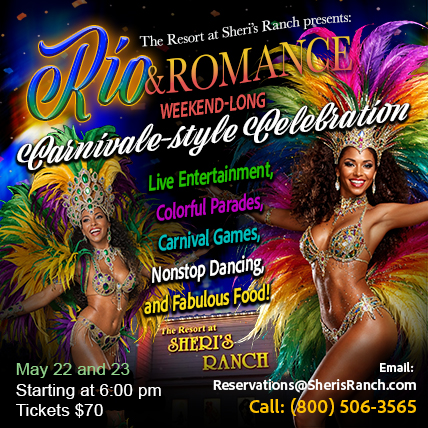 Rio & Romance: Carnivale at Sheri's Ranch - May 22 & 23, 2026